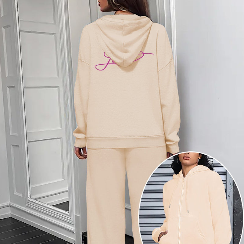 Women’s Graphic Print 2pcs Set, Hoodie & Pants.