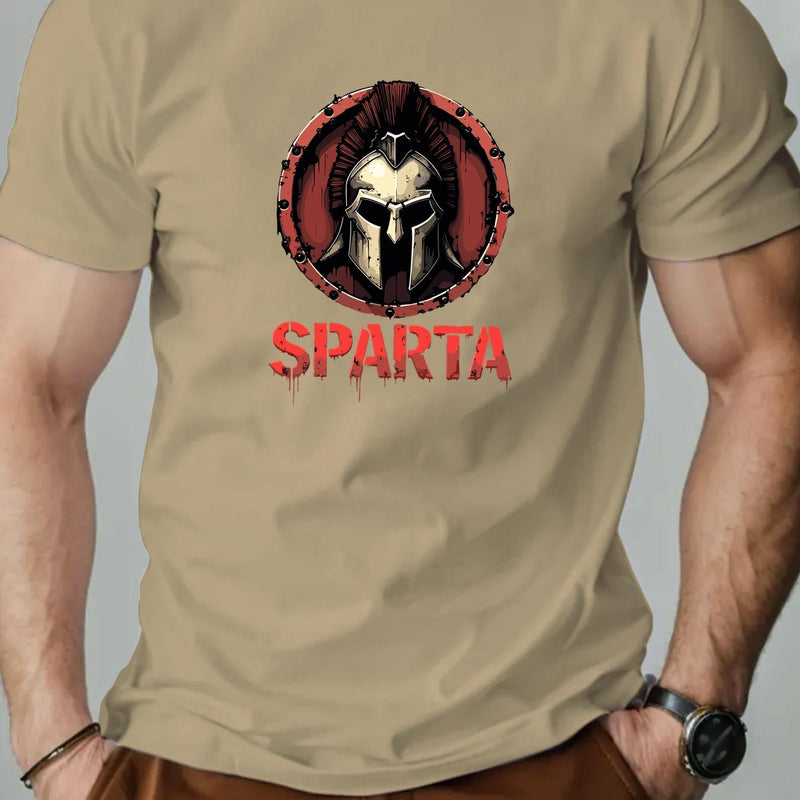 Men's Casual Crew Neck Short Sleeve T-Shirt.