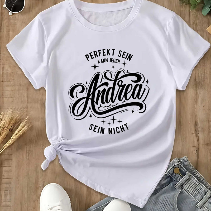 Women's German Name ANDREA T-Shirt.