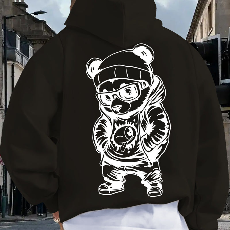 Men's Casual Hooded Sweatshirt.