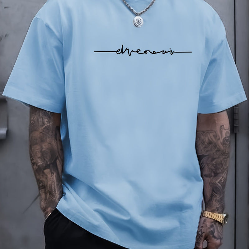 Men's Plus Size Short Sleeve T-Shirt.