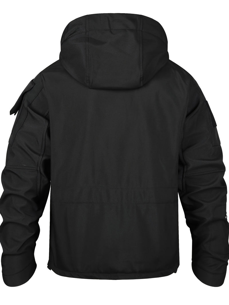 Autumn and Winter Men's  Fleece-Lined Two-Piece Set.