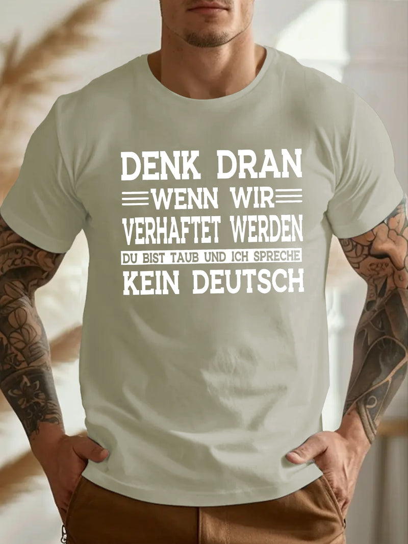 Men’s Fun German Crinkle Plus Size T-Shirt
