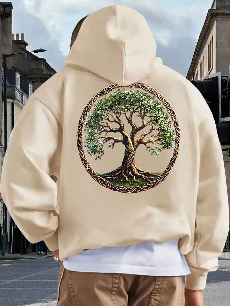 Men's Hooded Sweatshirt.