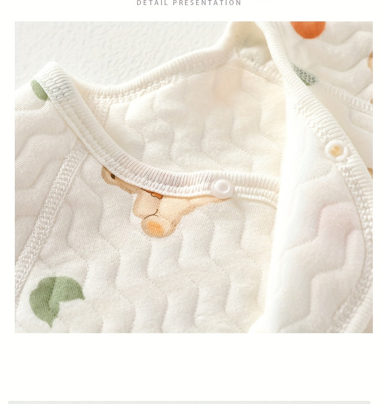 Baby's New Autumn/winter Warm Set, Cute Animal All-over Print.