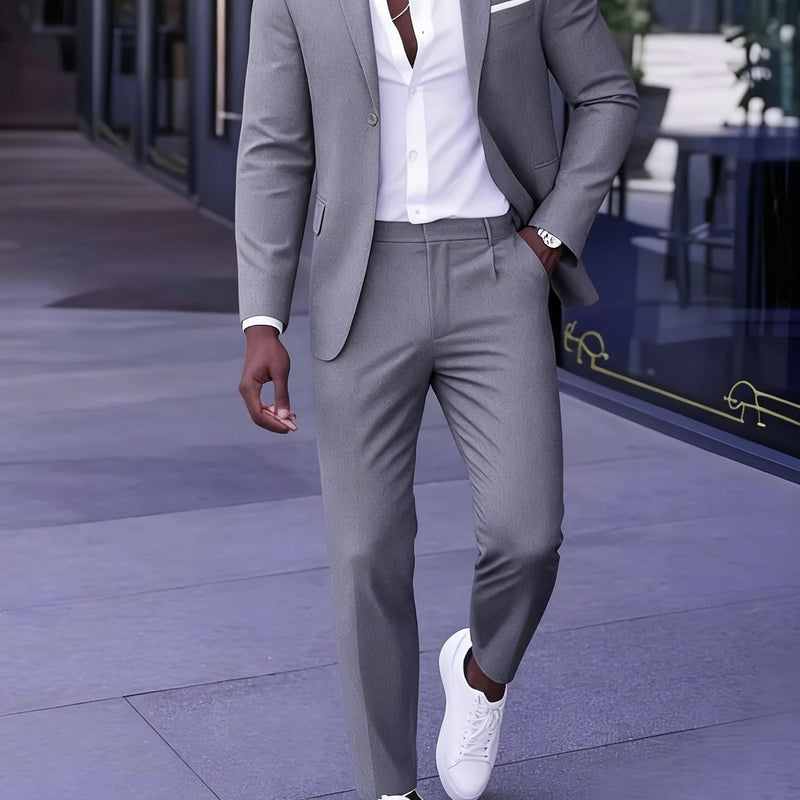 Men’s 2pcs Classic Suit Set.