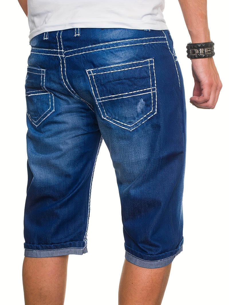 Men's Denim Shorts.