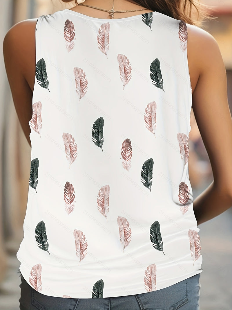 2pcs Featuring a Trendy Women's Tank Top, a Stylish Plus-Size.