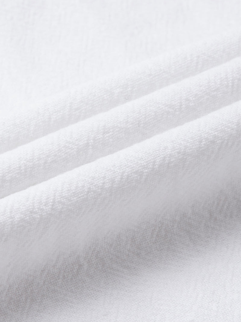 Linen Drawstring Elastic Waist Multi-Pocket Casual Long Pants.
