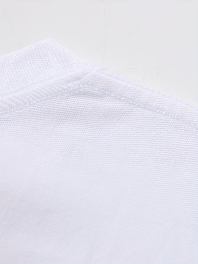 7pcs Men's Premium Cotton Short-Sleeve T-Shirts.