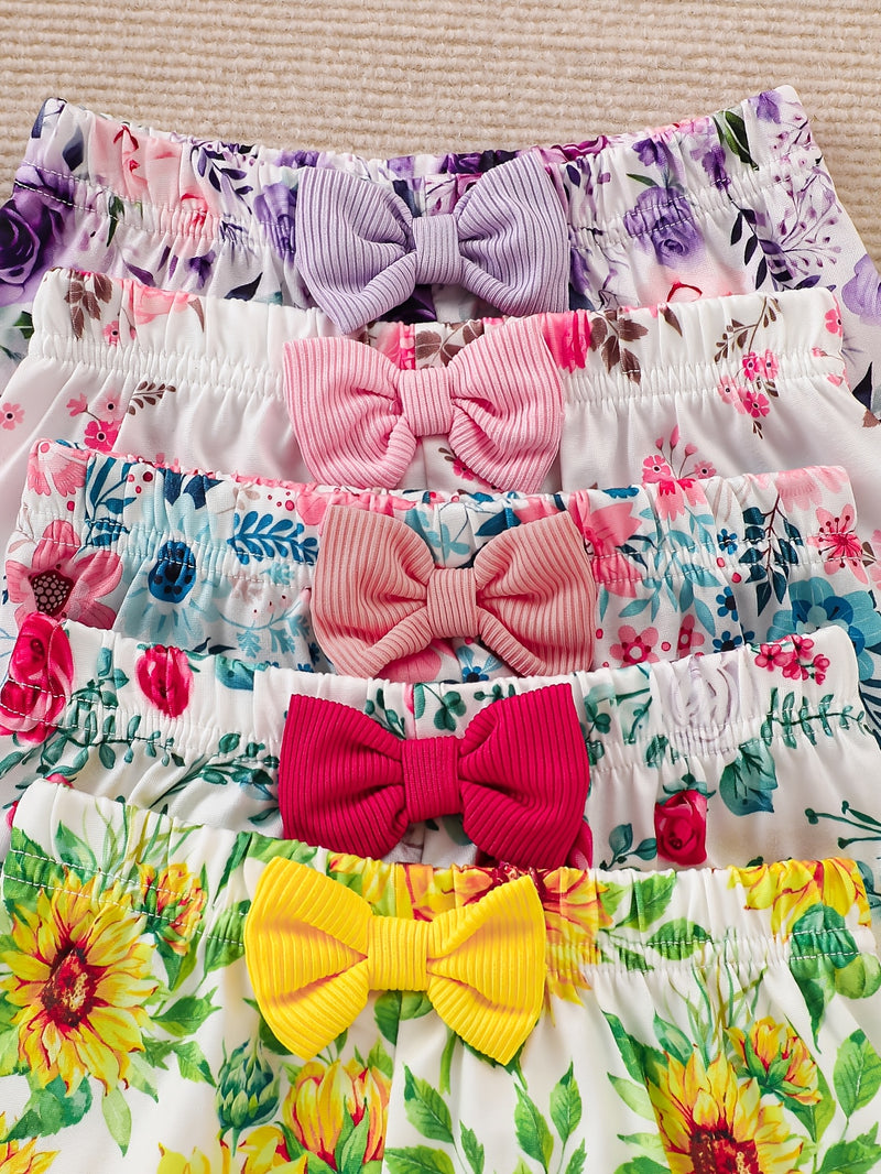 Ten-piece Girls' Casual Style Set with Purple.