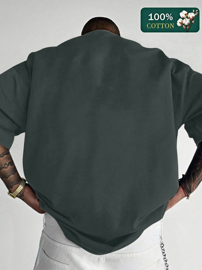 Men's Fashion Short Sleeve Print T-Shirt.