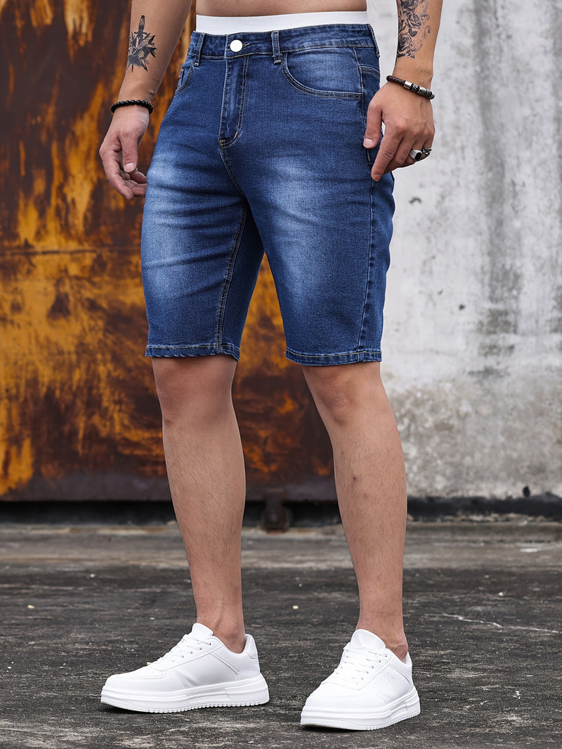 Men's Denim Shorts.
