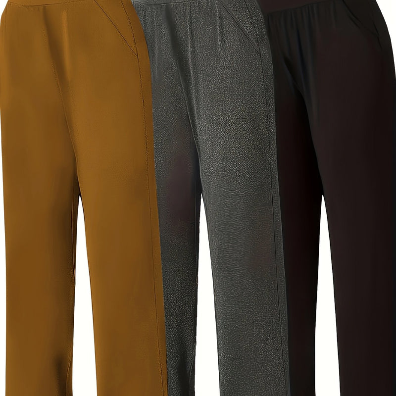 Three Pieces of Women's Fashion Pants.
