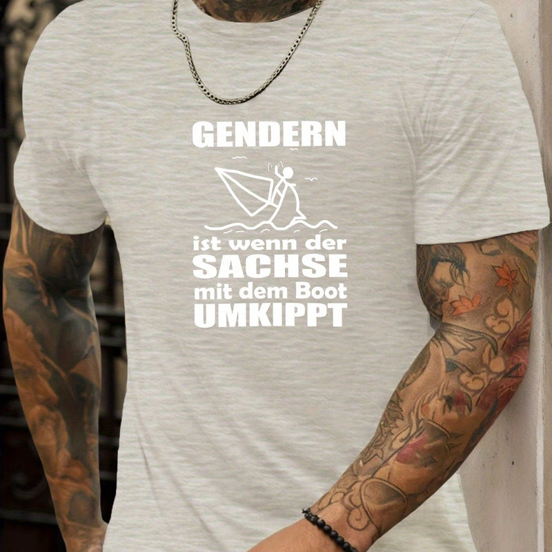 Men's Summer Casual Short-Sleeve T-Shirt.