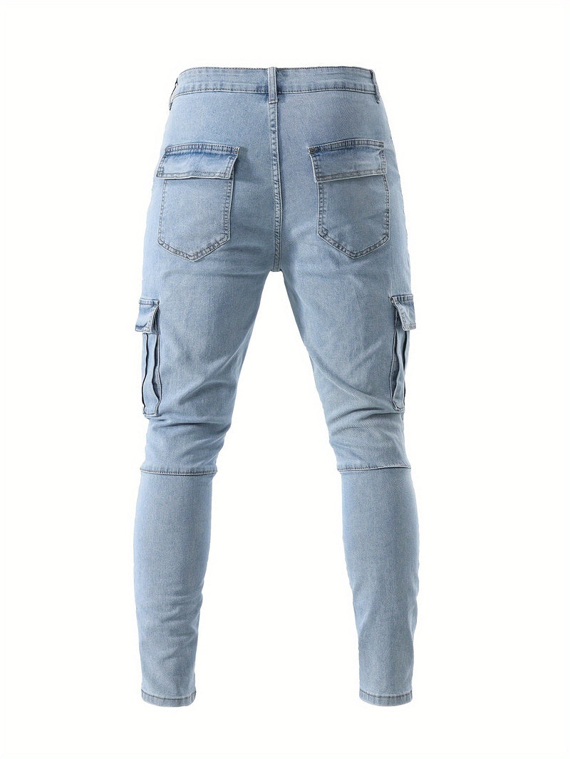 Men's Cargo Jeans.