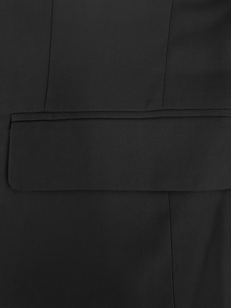 3pcs Men's Classic Solid Color Suit Set.