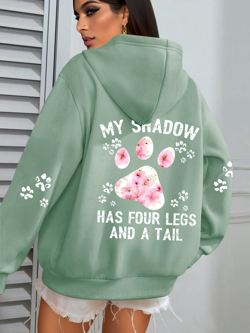 Plus Size - Plus-Size Hooded Pullover Sweatshirt