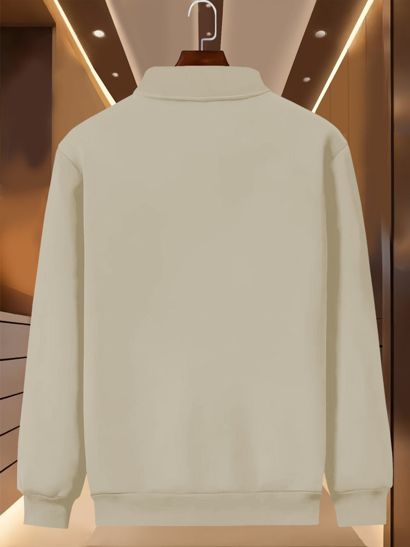 Men's Two-Piece Round Neck Jacket and Pants.