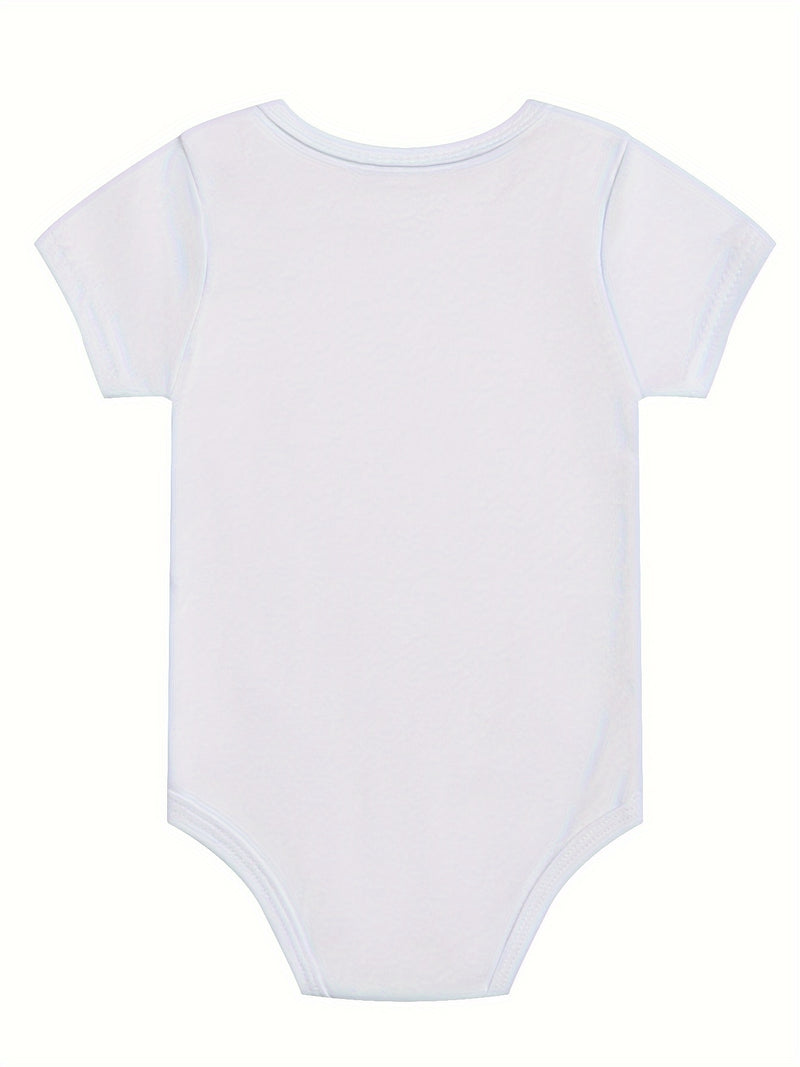 Children's Clothing Fun Letter Print Triangle Bodysuit.