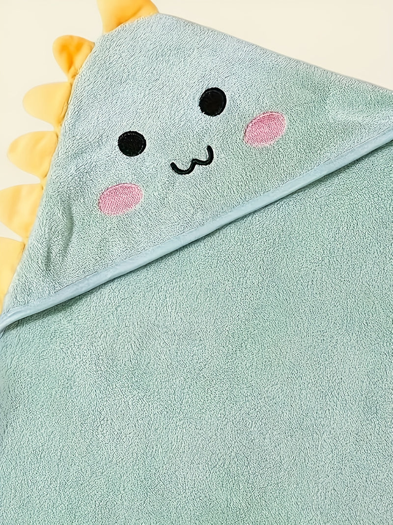 1-Pack Kids Hooded Bathrobe - Animal Cartoon Design.