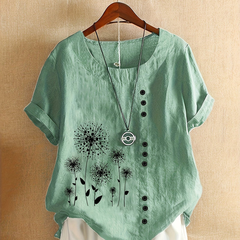 Women’s Casual Short Sleeve T-Shirt.
