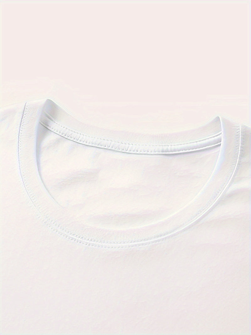 Women’s T-shirt, Short Sleeve Crew Neck Casual.