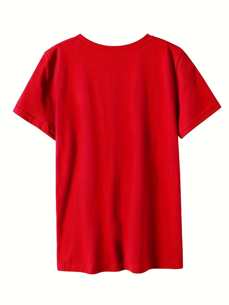 Women's "Love" Graphic Print T-Shirt.
