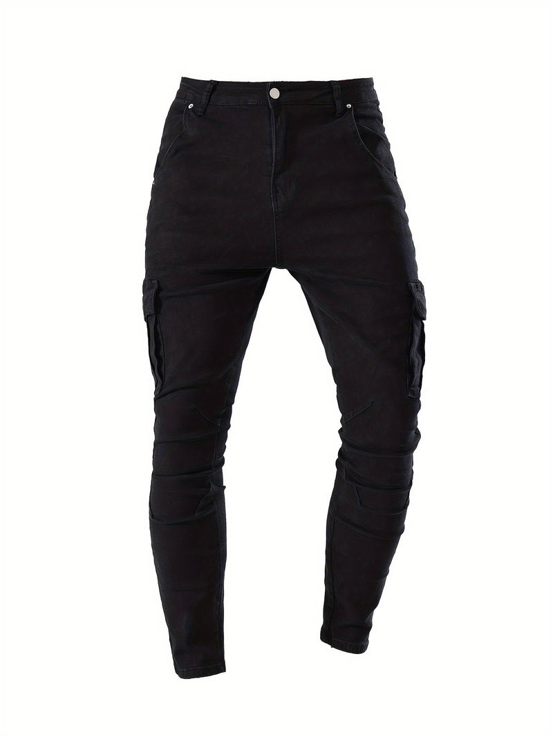Men's Cargo Jeans.
