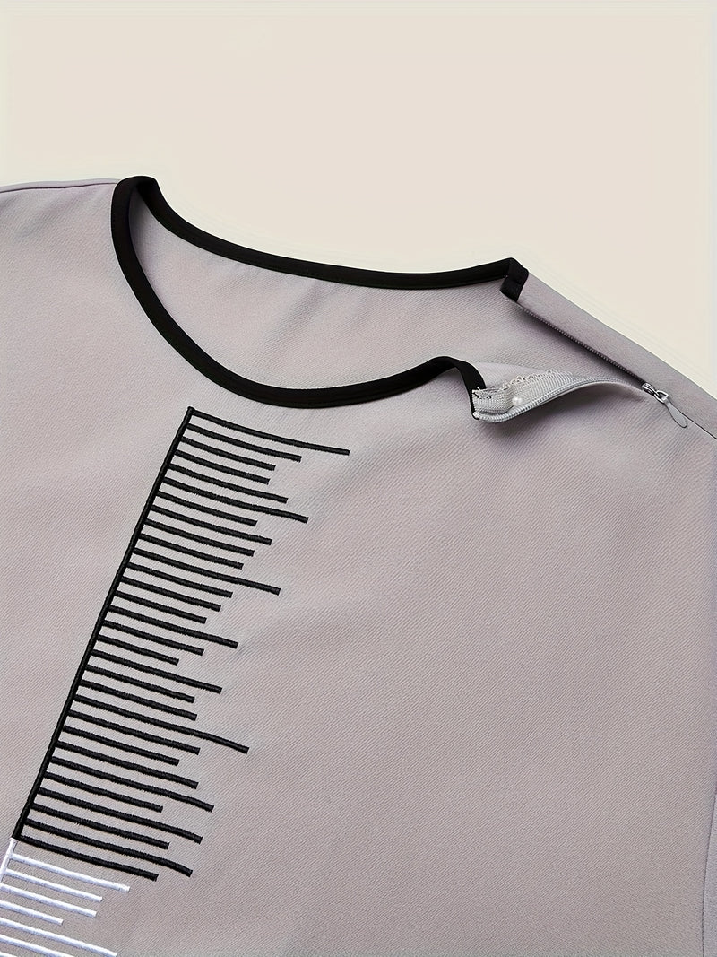 Men's Dashiki African Long Sleeve Set, Long Sleeves, Round Neck.