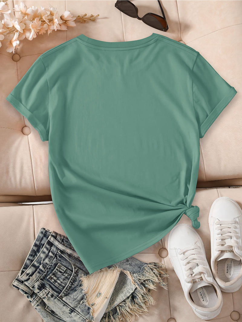 Women’s Geometric Print T-Shirt.