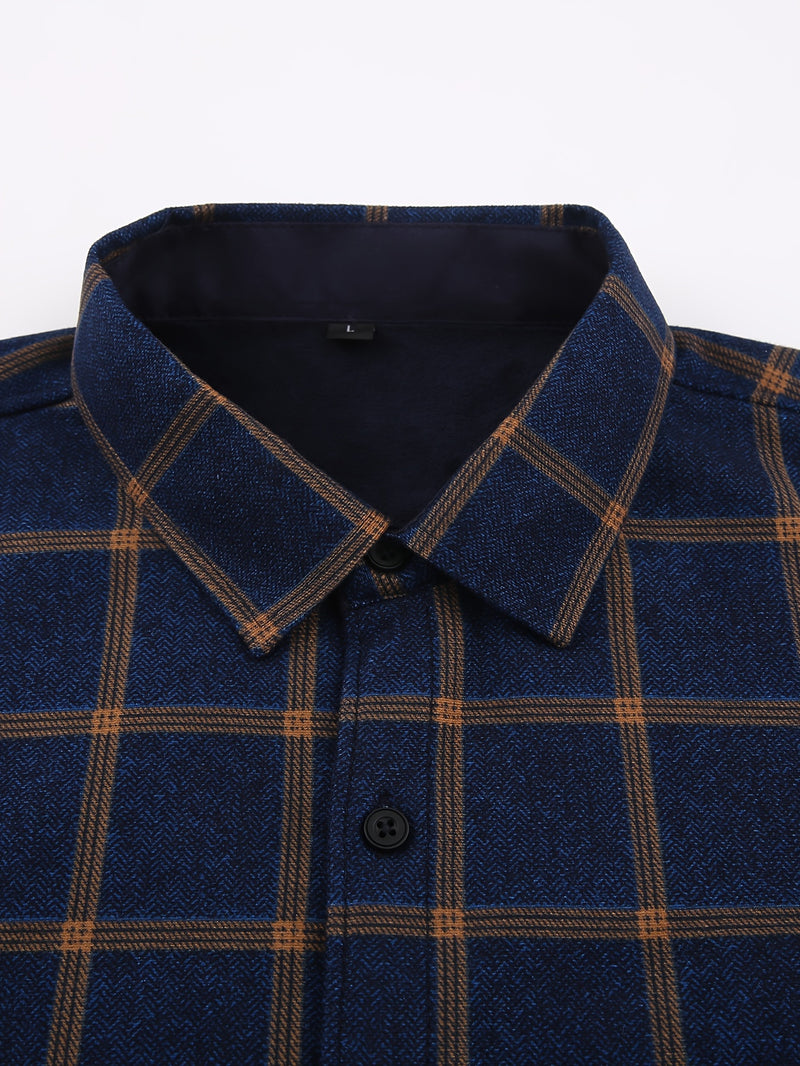 Men's Flannel Checkered Shirt.