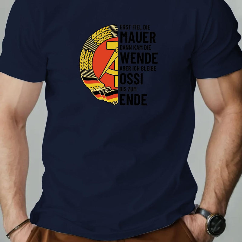 Men's Summer Casual Crew Neck Short T-Shirt.