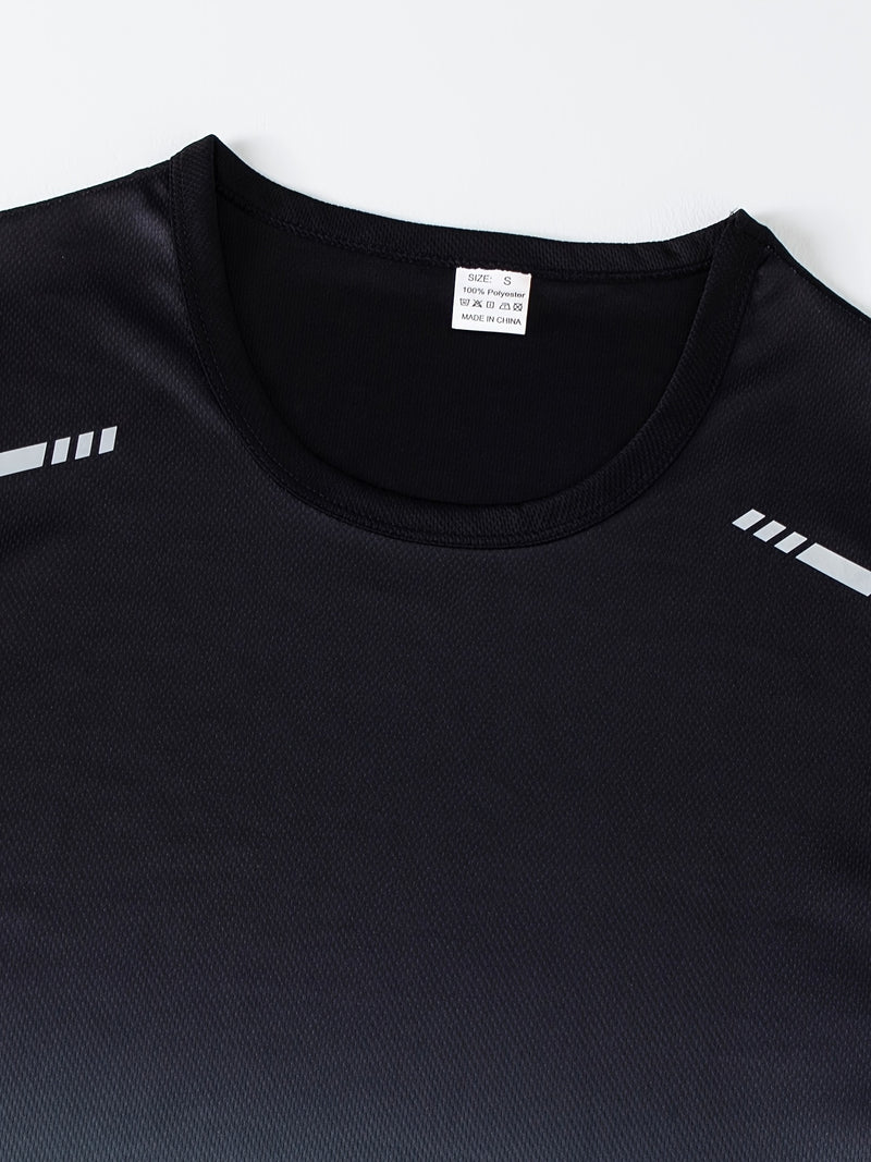 Set of 4 Large-Sized Summer Short-Sleeve T-Shirts for Men.