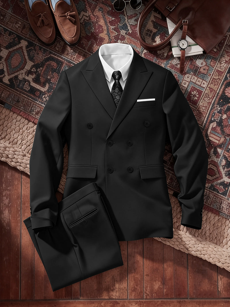 Light Business-Casual-Elegant Suit Set, Two-Piece Outerwear.