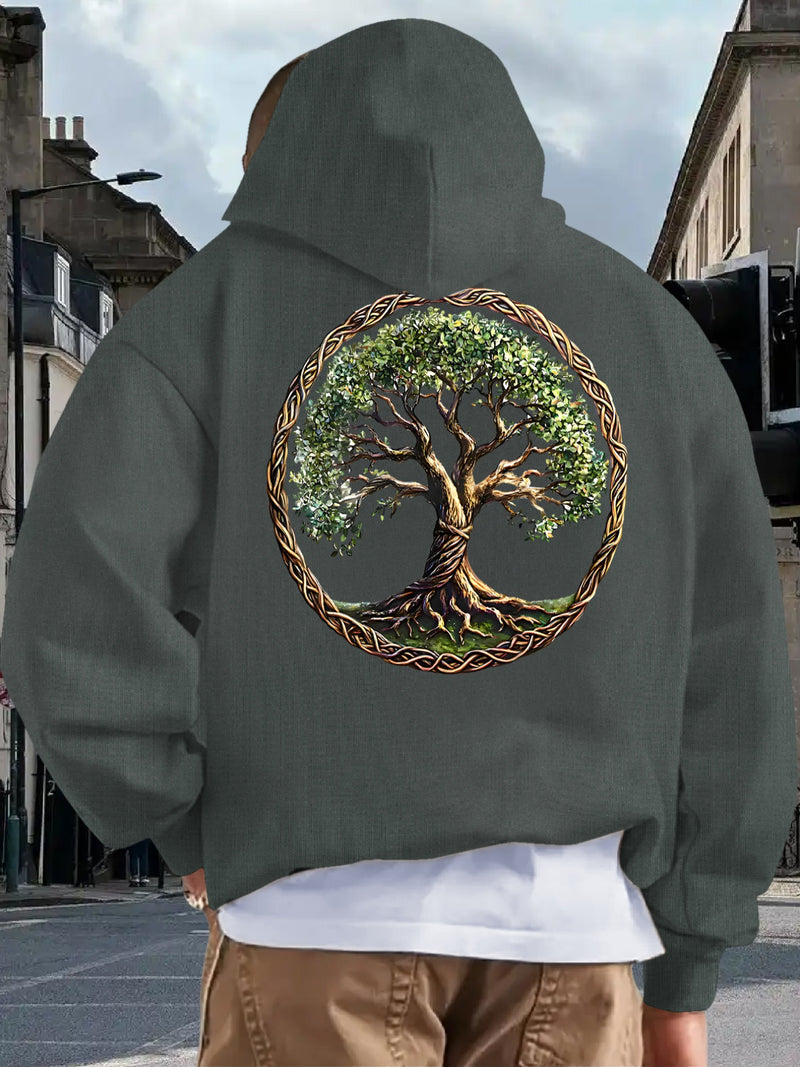 Men's Hooded Sweatshirt.