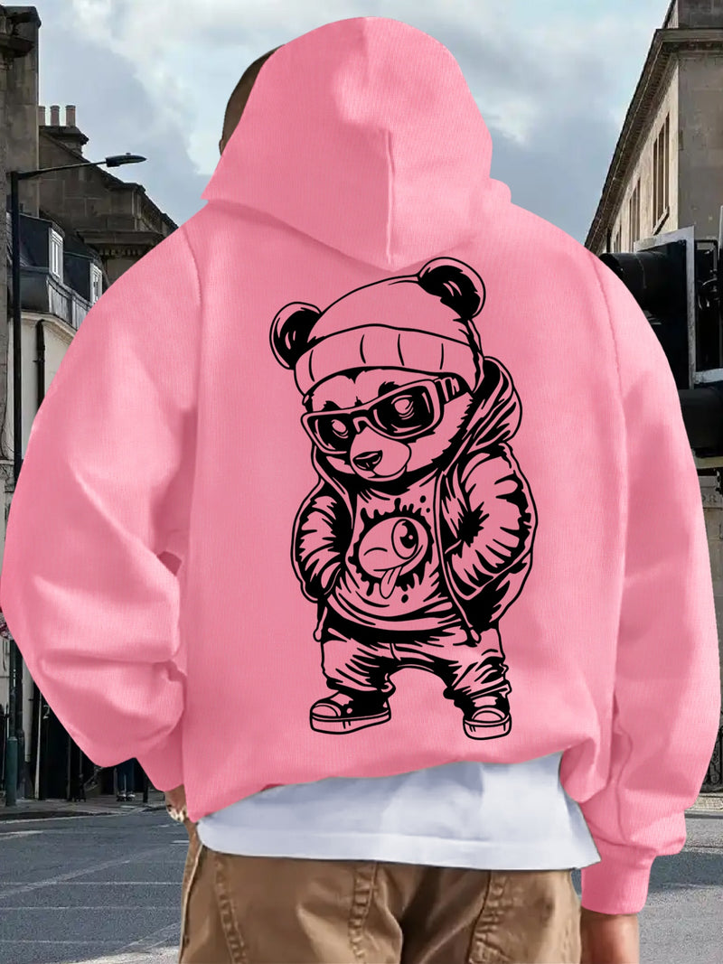 Men's Casual Hooded Sweatshirt.