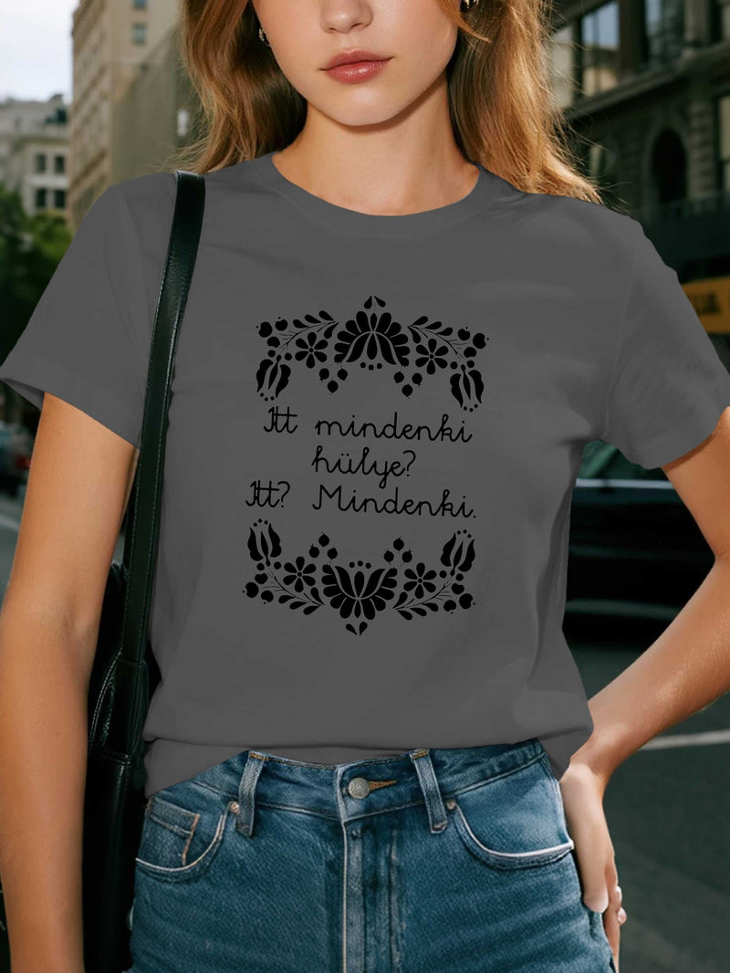 Women's T-Shirt with Short Sleeves.