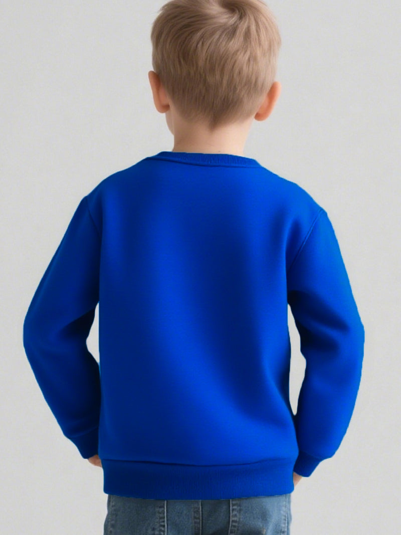 Boboiboy Galaxy Themed Boys' Warm Crewneck Sweatshirt.