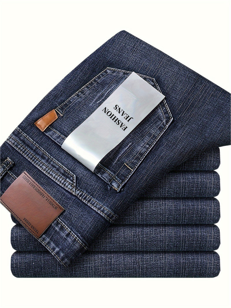 Men's Jeans Seasonal Fashion Classic Straight Leg Pants.