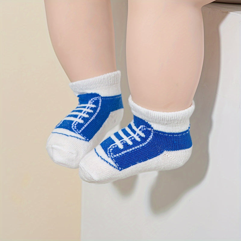 Six Pairs of Super Comfy And Fashionable Baby Socks.
