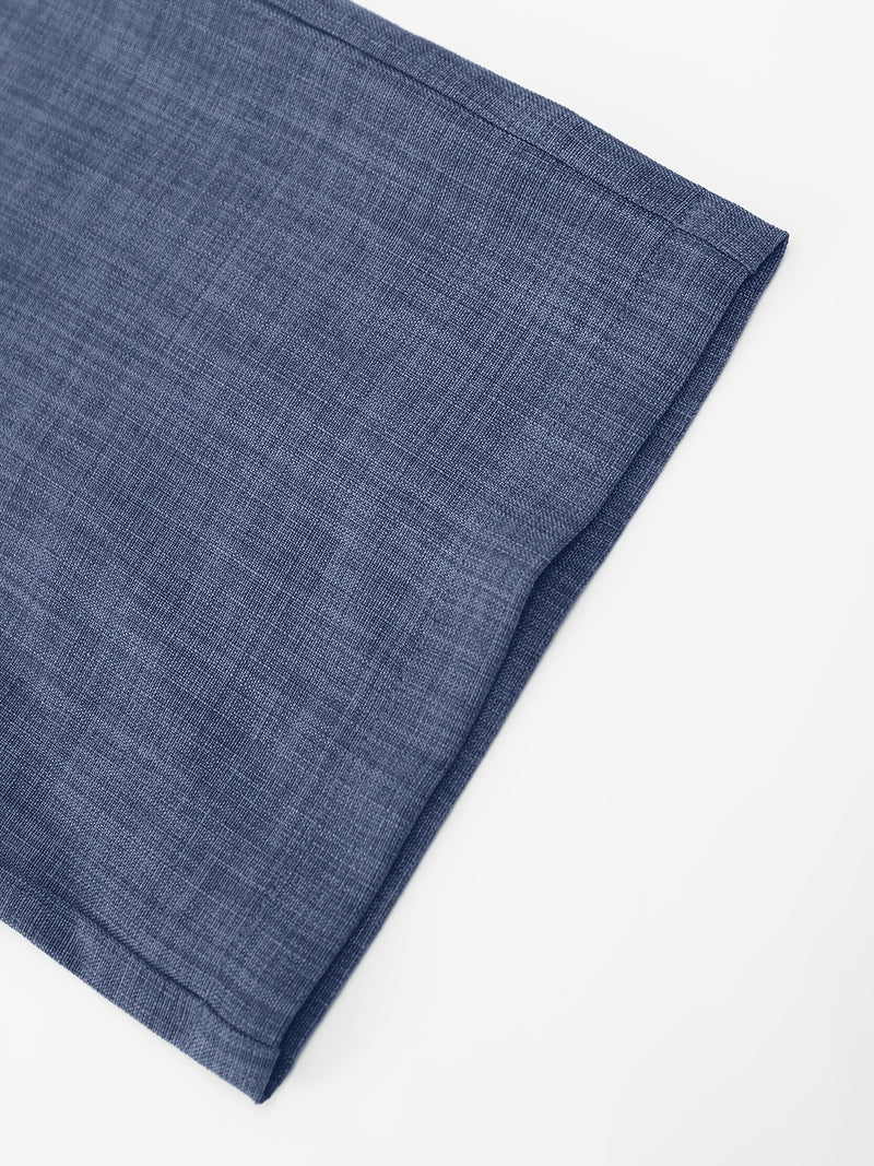 Men's Solid Color Single Patch Pocket Suit Collar Long Sleeve.