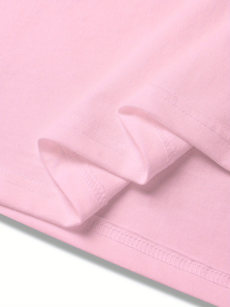 Women's Summer Casual Short Sleeve Round Neck T-Shirt.