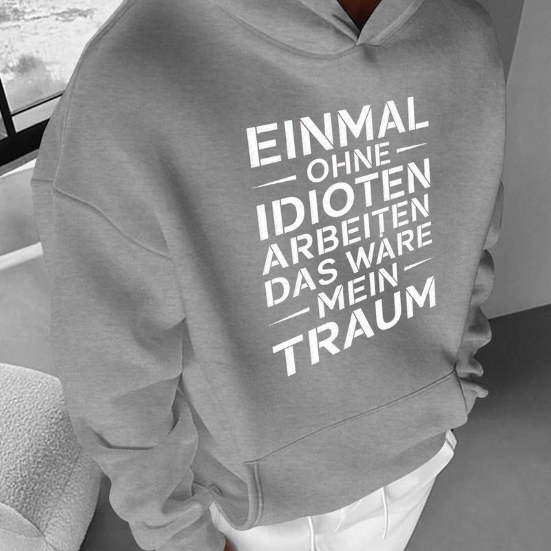 Men's Hooded Sweatshirt.