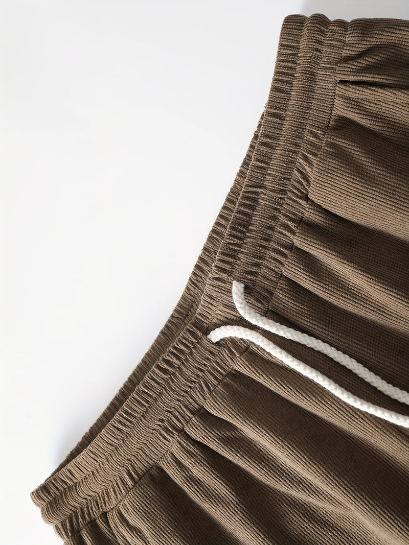 Men's Four-Season Long Sleeve Turn- Collar Double.