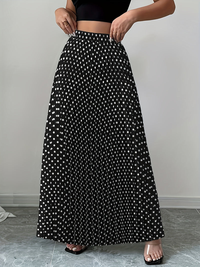Elegant Women'S Midi Skirt, Long Skirt, Sun Pleats, Pleated Half Skirt.