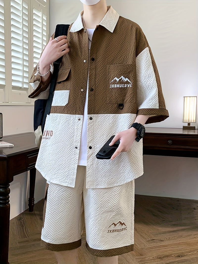 Men's Casual Two-Piece Set for Summer.