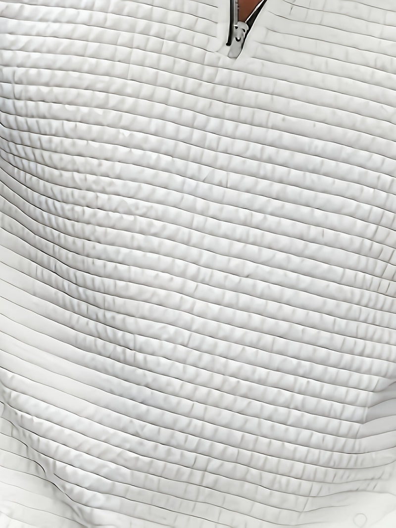 2pcs Men's summer sports set - Waffle Fitness T-shirt and shorts.