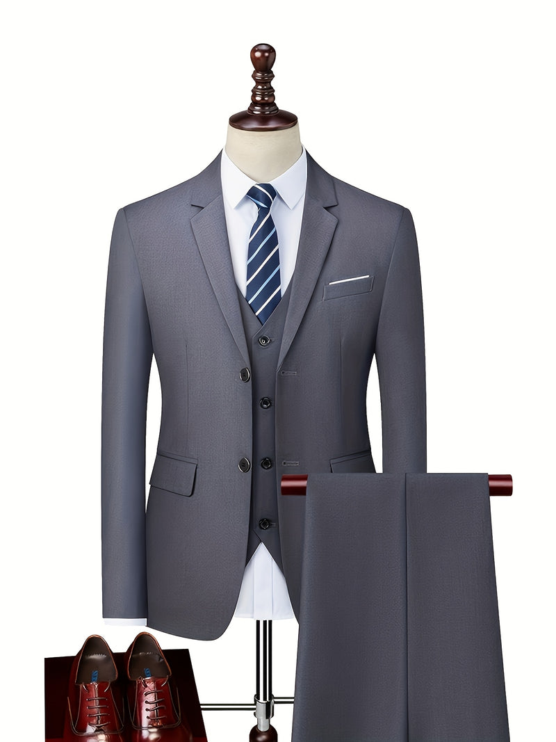 A Two-Piece Set, Stylish And High-Quality Business Suit for Men.
