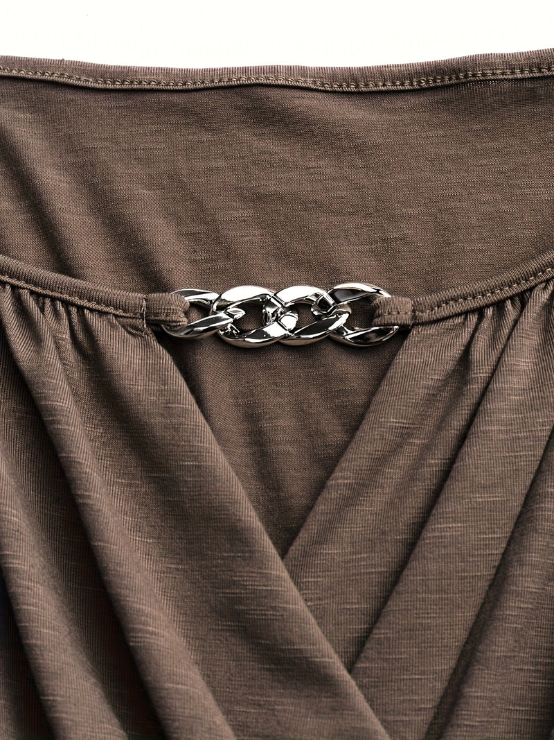 Valentine's Day Edition Women's Metal Heart T-Shirt.